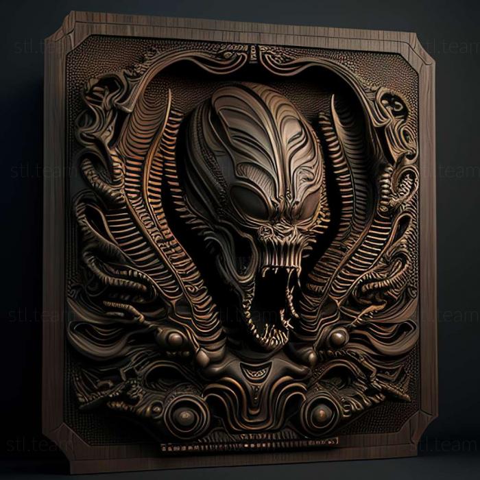 3D model Alien Blackout game (STL)